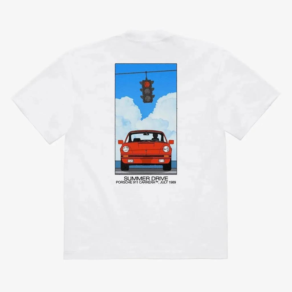 2024 Y2k Street Vintage Animated Alphabet Print Short Sleeve T-shirt Women's Summer Harajuku Fashion Casual Loose Top