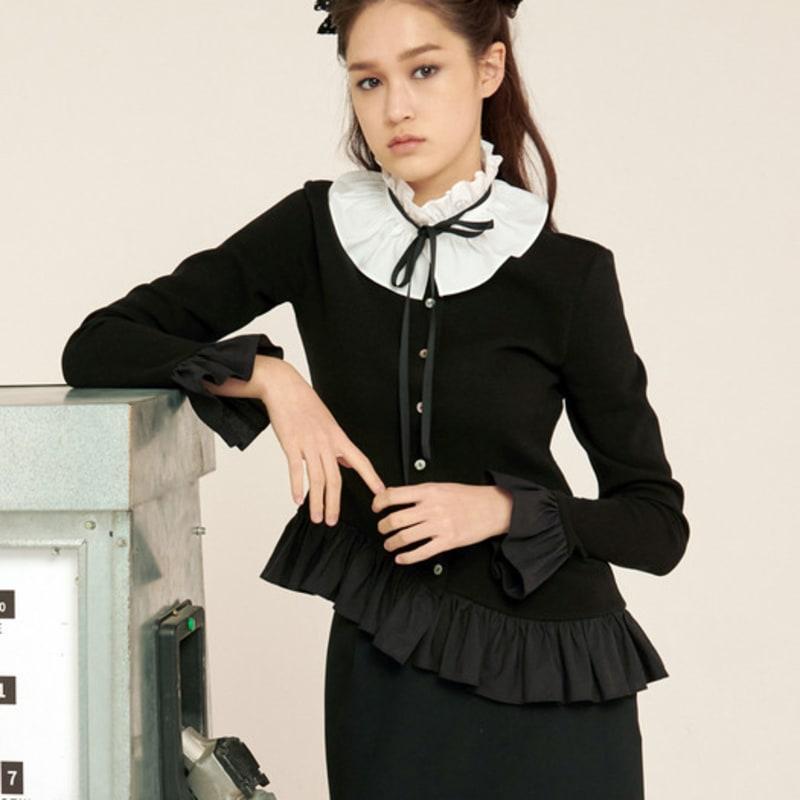 TAV LOVE RIBBON FRILL COLLAR