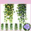 Lifelike Hanging Basket Artificial Flower Morning Glory Vine For Stunning Home Wall Decor