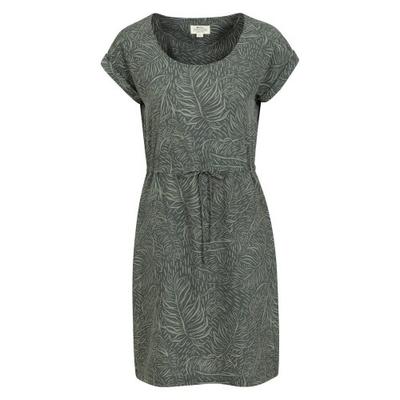Womens/Ladies Mykonos Tropical Leaves Midi Dress