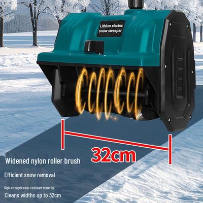 Foldable High-Power Rechargeable Snow Sweeper and Shovel