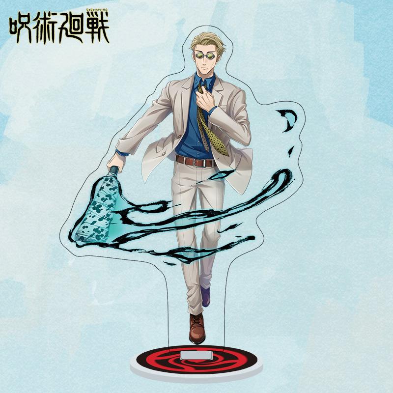 Cartoon Anime Jujutsu Kaisen Figures Acrylic Stand Manga Gojo Satoru Figurines Garage Kits GK Ornaments Decoration Plaything