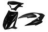 Bike Parts Center Exterior Set 3 Piece Set Black Black Cowl Painted Genuine Type Suzuki Address V125S CF4MA 3155