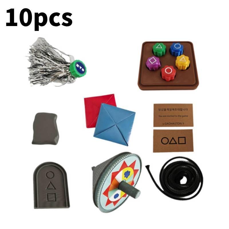 

Gonggi Game Squid Korean Board Games Hand Eye Coordination Toy Party Prop Gift Square