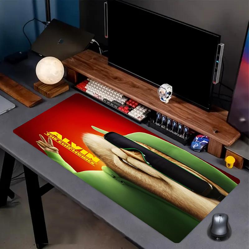 Alvin and the Chipmunks Theme Mouse Pad, Non Slip Rubber Base, Multifunctional Office & Home Decor, Perfect for Workspace Personalization.