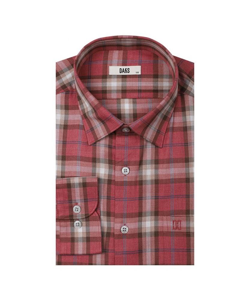 Dagseusyeocheu 100% Cotton Small Check Casual Shirt_Dla3Shcl113R1