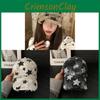 Fivepoint Star Embroidery Vintage Cap With Curved Brim And Breathable Cotton For Daily Use