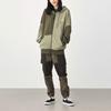 Vans Letter Logo Pocket Loose Woven Cuffed Casual Pants Women pants Army-Green VN0A4RBEKCZ