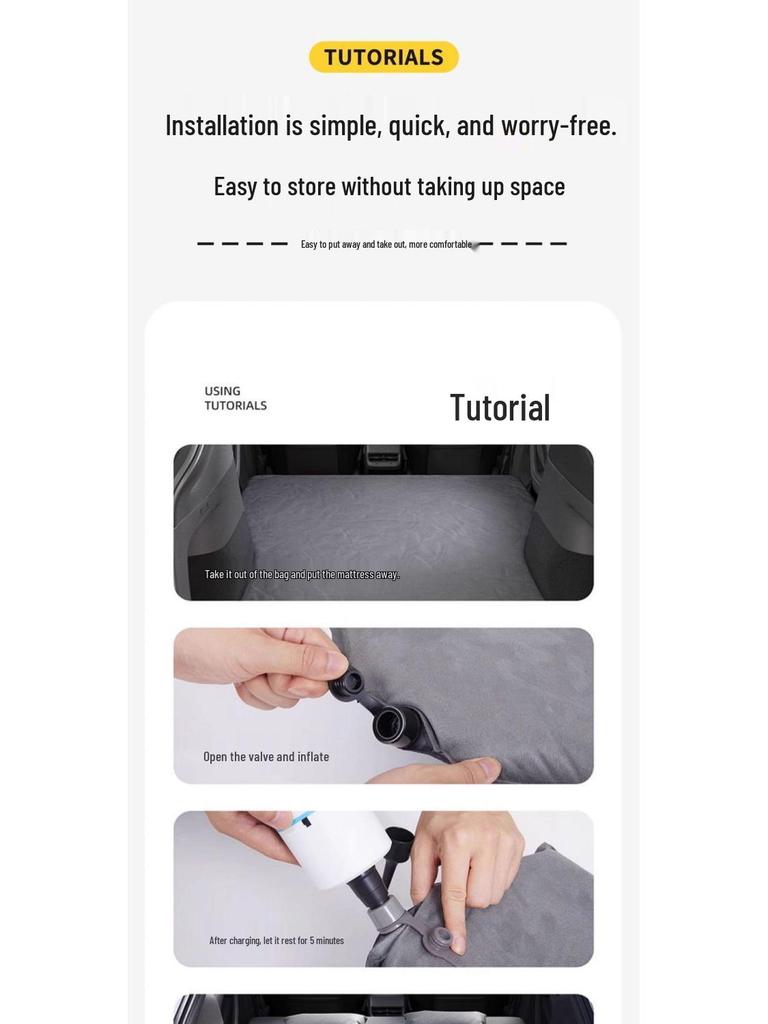 Land Rover Defender 110 aufblasbare Matratze - Perfekt für Autobett, Reisen, Kofferraum und Roadtrips.