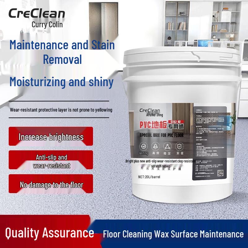 CreClean PVC Floor Scratch Repair & Brightening Wax
