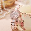 Women's Diamond Quartz Watch - Precision Movement, Elegant Design Casual Watch