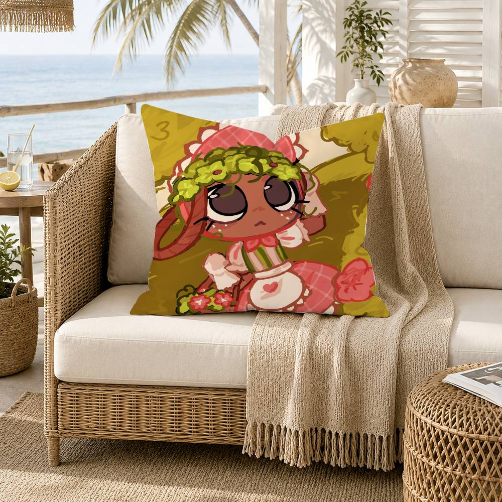 Bassie DDandys WWorld Pillow Case for Sofa Living Room Home Office Decor Protective Cover