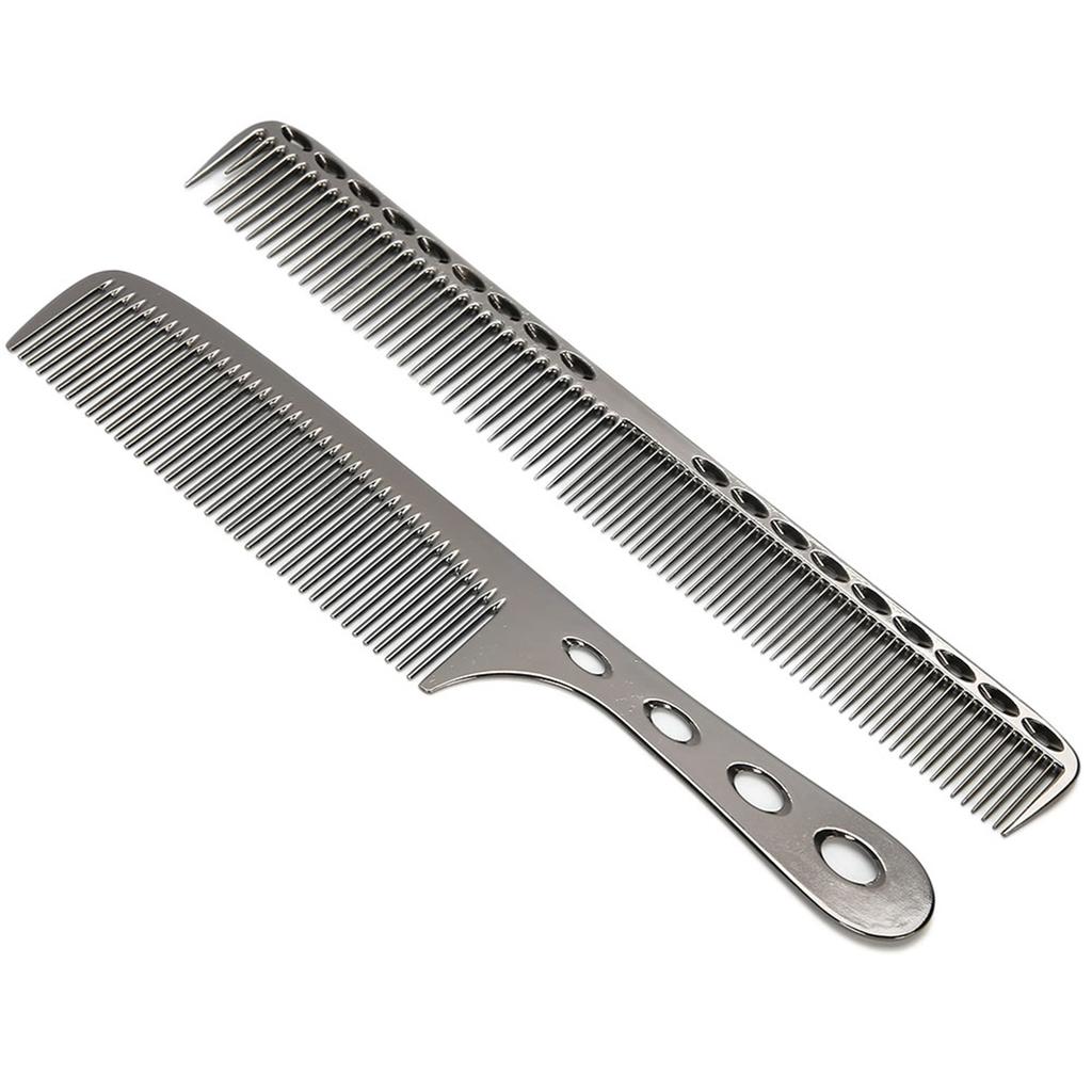 Przenośne Aluminiowe Grzebienie do Włosów Salon Antystatyczny Grzebień do Stylizacji Narzędzie Fryzjerskie