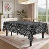 Geometric Pattern Rectangle Table Cloth for Table Decor Kitchen Dining Waterproof Reusable Tablecloth for Table Party Picnic