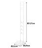 Yamazaki Cordless Vacuum Cleaner W22 x D29 x H127 Tower Compatible with V6 3540 Stand, White, Approx. cm, Type, SV18, V15, V12, V8, V7, Series,