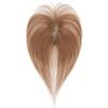 Fluffy Real Hair Bangs Wig for Women: Covers Gray Hair, Lightweight with Seamless Sideburns for Added Volume