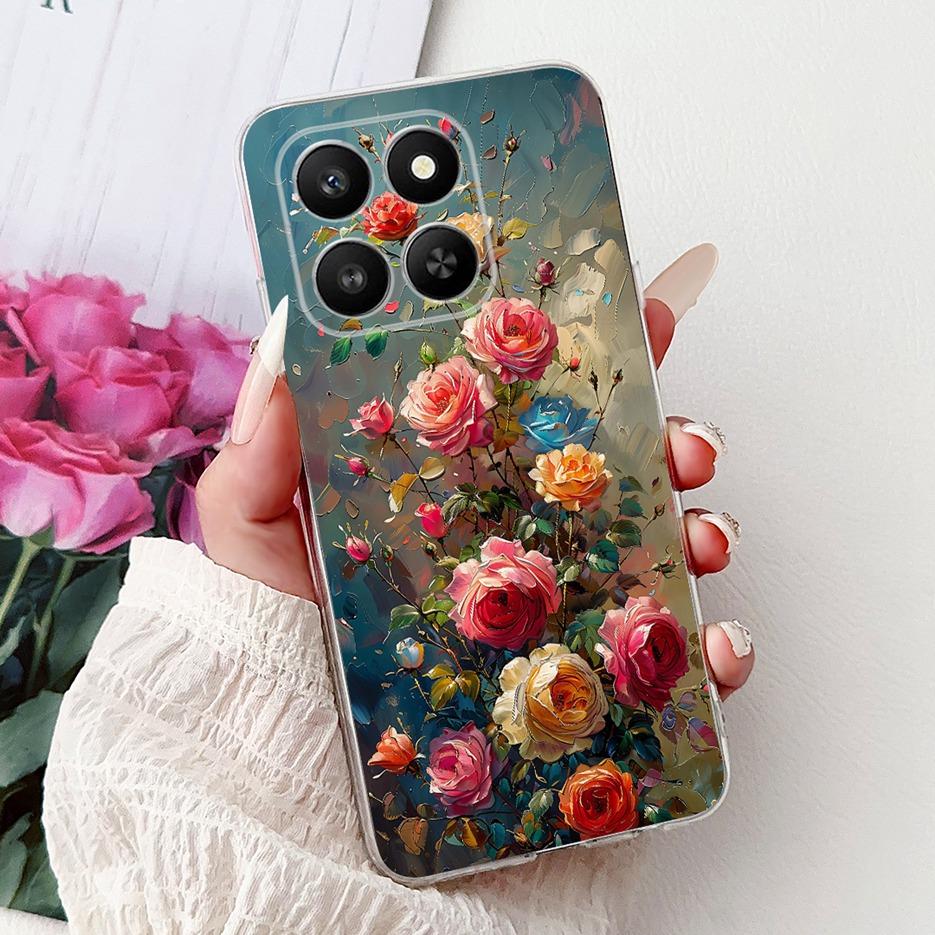 

For Honor 400 Smart 5G Case LGN-NX1 Cute Fashion Painted Cover Soft Silicone Case For Honor X7d HonorX7d 5G Honor400 Smart Shell Honor 400 Smart