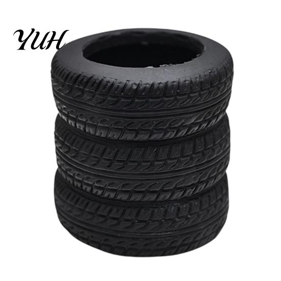 Industrial Style Desk Accessory Stacked Tire Shape Pen Holder, Creative Organizer, Scratch Resistant Cup Stationery Holder for Makeup Brushes, Student 1pc