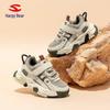Habi Bear Boys' Breathable Double Mesh Sports Shoes with Magic Tape