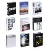 Bokdekorasjon Hul dekorativ trykkmotstand Moderne modell Desktop Ornament Coffee Shop