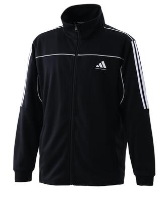 Agasalho Autêntico Adidas Combat Sports para Esportes e Treinamento Jaqueta TR-40, Unissex Masculino, (L, Preto/Branco)