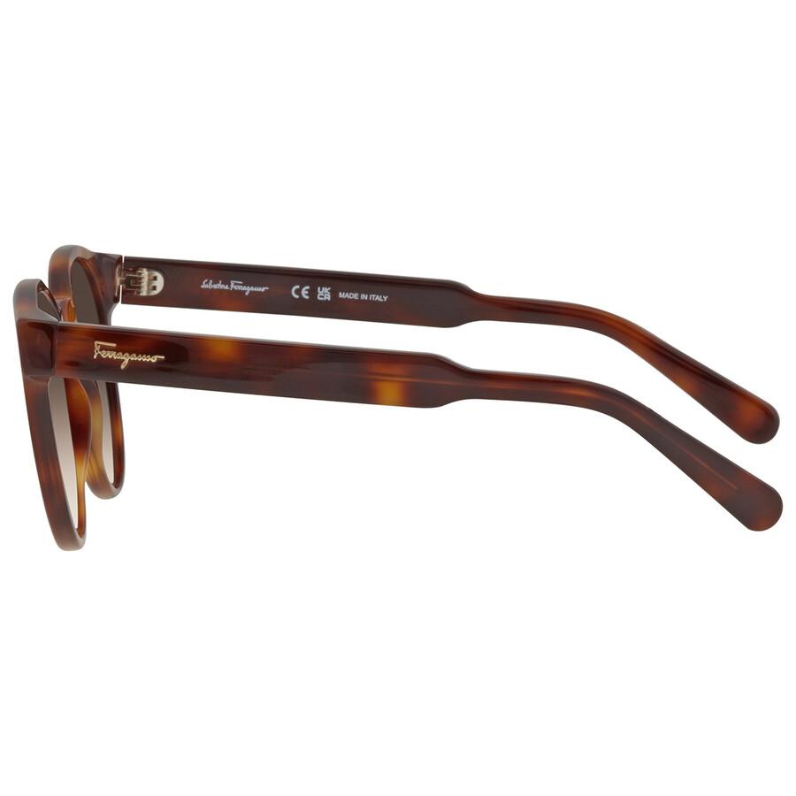Salvatore Ferragamo Brown Gradient Round Ladies Sunglasses Sf1068s 240 52