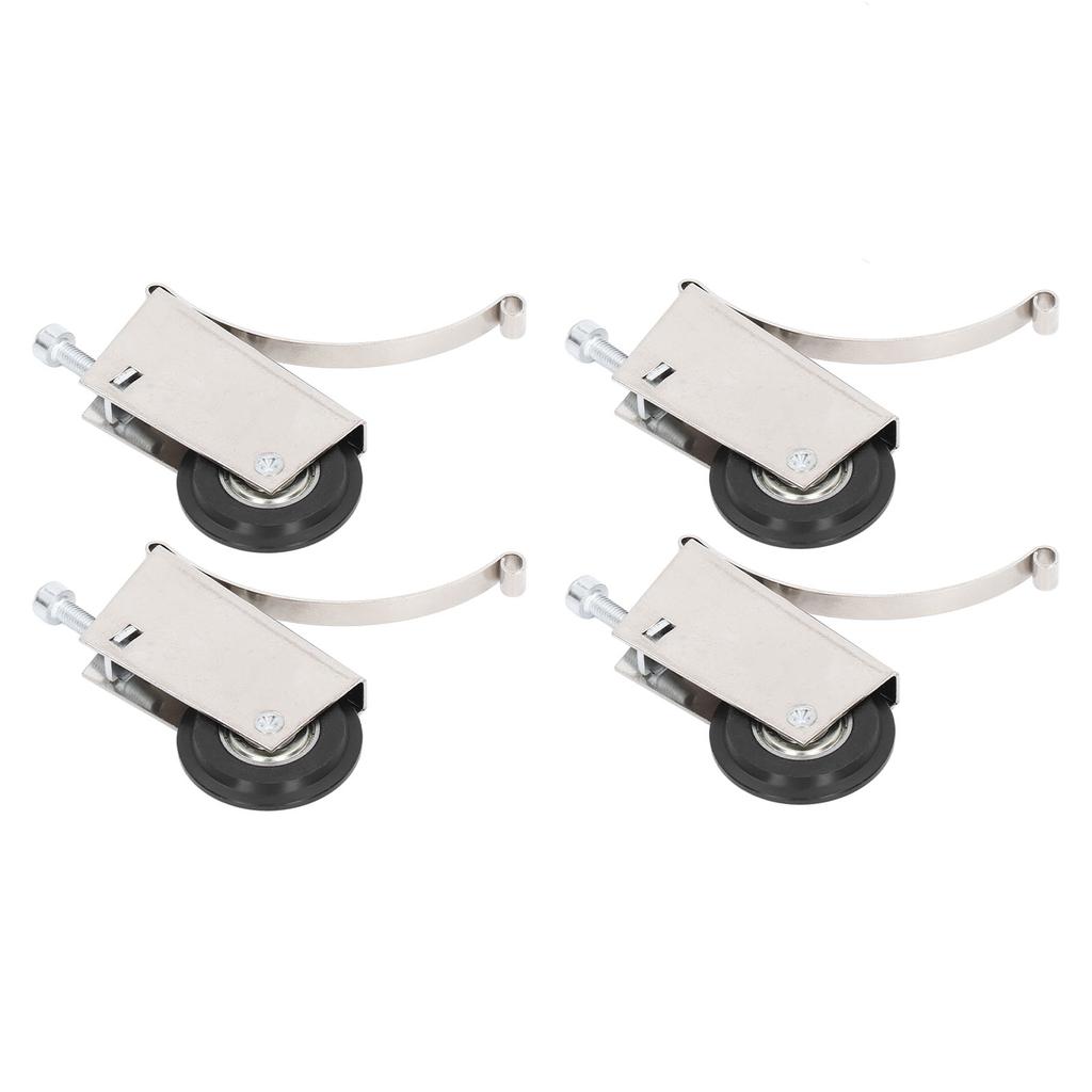 4Pcs Sliding Door Pulley Cam System Stainless Steel Mute Strong Bearing Hardware 40mm Diameter