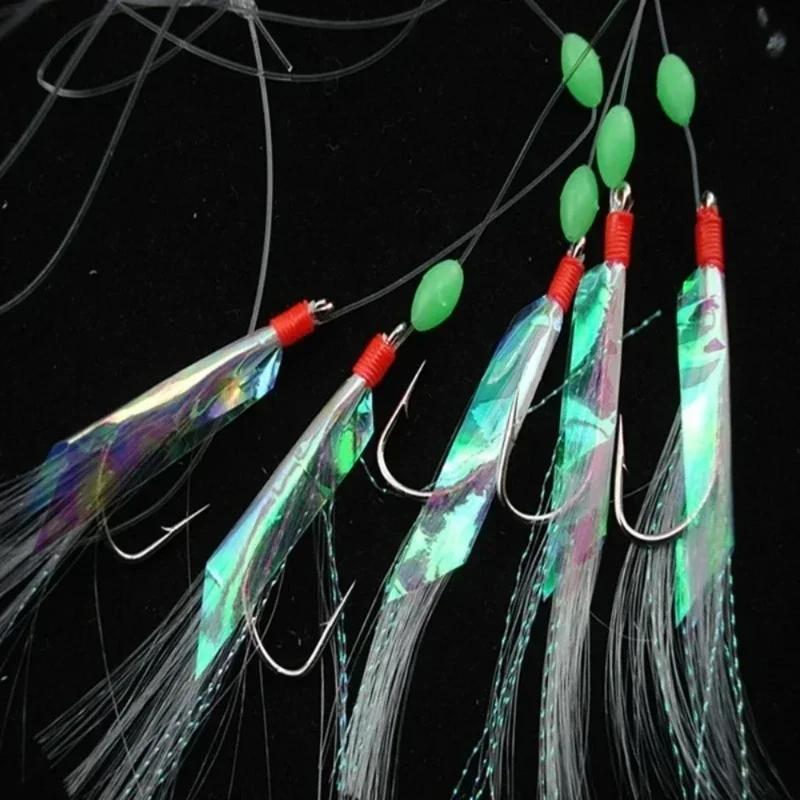 5 Pcs/Set Simulated Animal Fake Bait with Barbs and Built-in Tassels To Attract Small Fish Outdoor Fishing Equipment Accessories