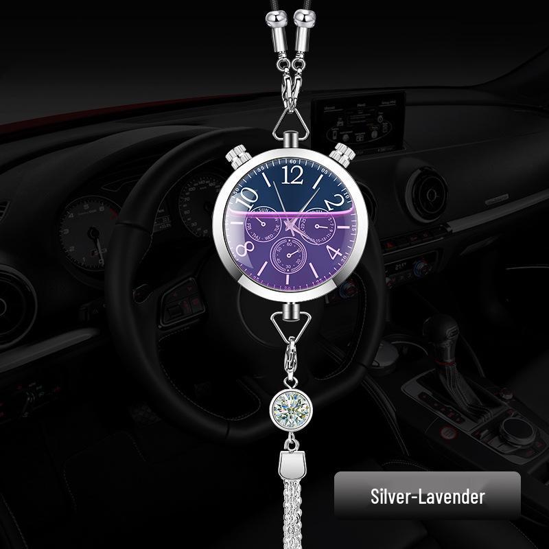 Hanging Car Air Freshener Pendant - Essential Oil Aromatherapy Deodorizer with Long-lasting Light Fragrance for Car Interior Decoration