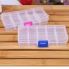 Foldable 10 Compartment  Jewelry Bead Nail Tips Storage Box