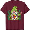 Gnome Tie Dye Shamrock Clover St Patricks Day Hippie Unisex T-Shirt