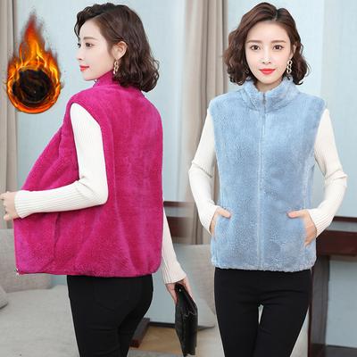 Sleeveless Vest Women Long Vest Female Waistcoat Sleeveless Jacket Women Zipper  Vests