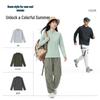 Jeanswest Men's Quick-Dry Loose Fit Long Sleeve Athletic T-Shirt
