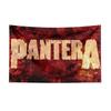 Ppanteras Flag Rock Music Band Banner 3x5ft With Brass Grommets Hd Printing Tapestry Exhibition Music Band Fans Garage Decor