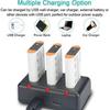 NP-BX1 Replacement Battery (3-Pack) and 3-Channel USB Charger Set for Sony NP-BX1 and Sony DSC-RX100,DSC-RX100 II,DSC-RX100M II,DSC-RX100 III,