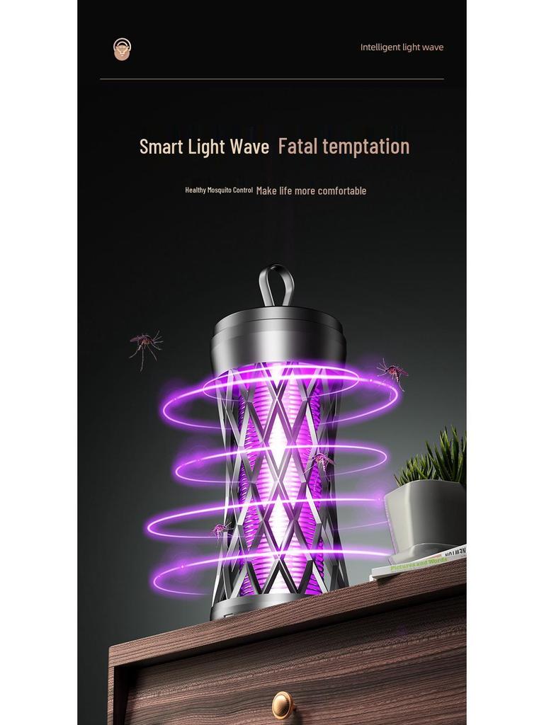 2025 USB Electric Shock Mosquito Killer & Repellent Lamp for Indoor/Outdoor Use