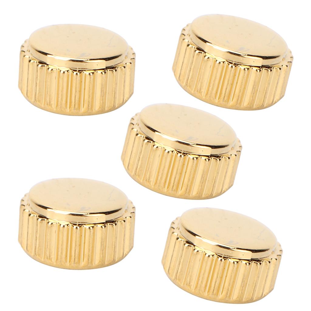5pcs Steel Watch Crown Watch Head Repairing Parts Replacement Accessories Set Gold5.5mm   0.22in