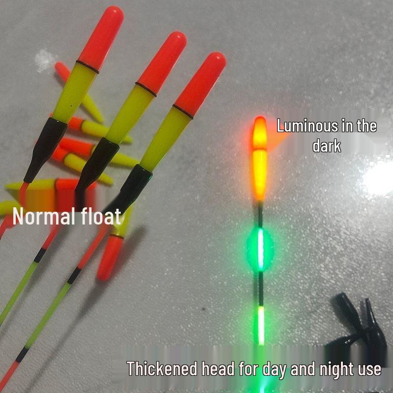 Luminous LED Fishing Float Light - Super Bright Electronic Tail Accessory with Battery for Traditional Fishing.