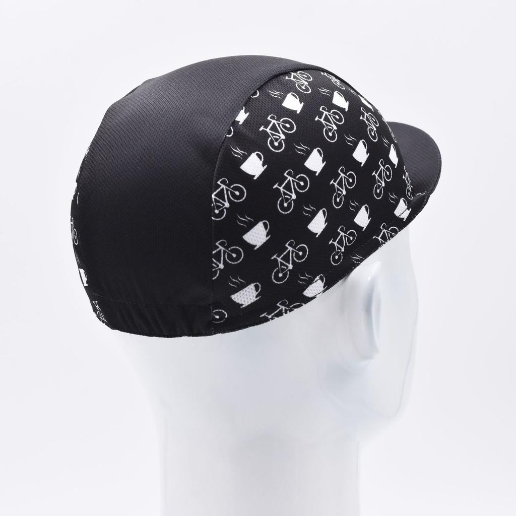 Tryckta cykelkepsar Hjälm Innerkläder snabbtorkande Andningsbar Solskyddshatt