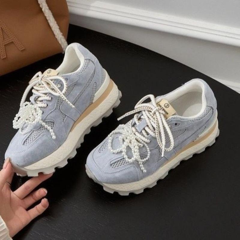 Neue Bestseller Schuhe mit Höhenerhöhung: Dicksohlige, atmungsaktive Dad-Schuhe für Damen