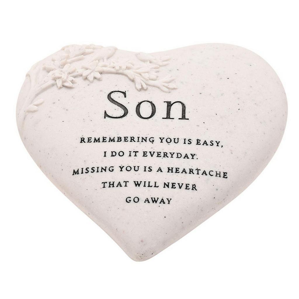 Celebrations Thoughts Of You Son Heart Plaque