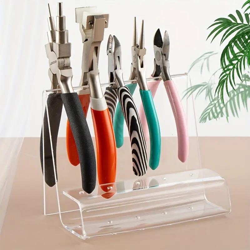 Jewelry Plier Holder Jewelry Tool Organizer Modern Crafting Tool Holder Stand For Tongs Organizer Tool Shed Work Bench