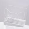 Transparent Acrylic Desktop Letter Organizer For Office Home Clear Paperworks Storage Rack for Folders Books Bill