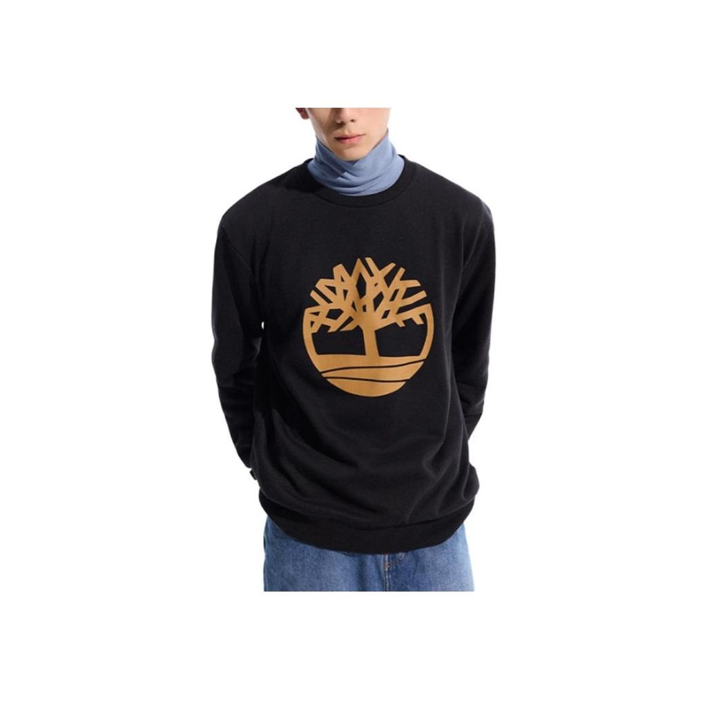 Timberland Round Neck Casual Printed Long Sleeve Sweatshirt Men Sweatshirt Black A43Y5-001