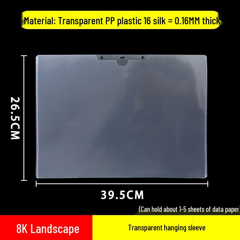 Durable Translucent Multi-Size Document Sleeve & Organizer