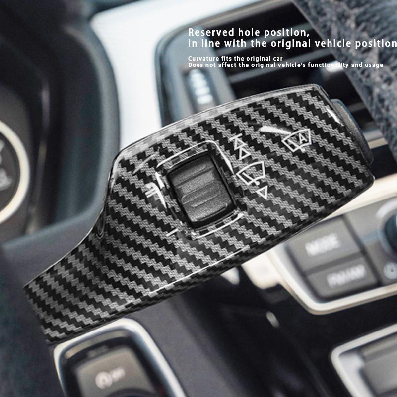 Turn Signal Wiper Switch Trim Steering Wheel Headlight Switch Control Cover Interior Accessories For BMW 1 3 4 5 6 7 Series