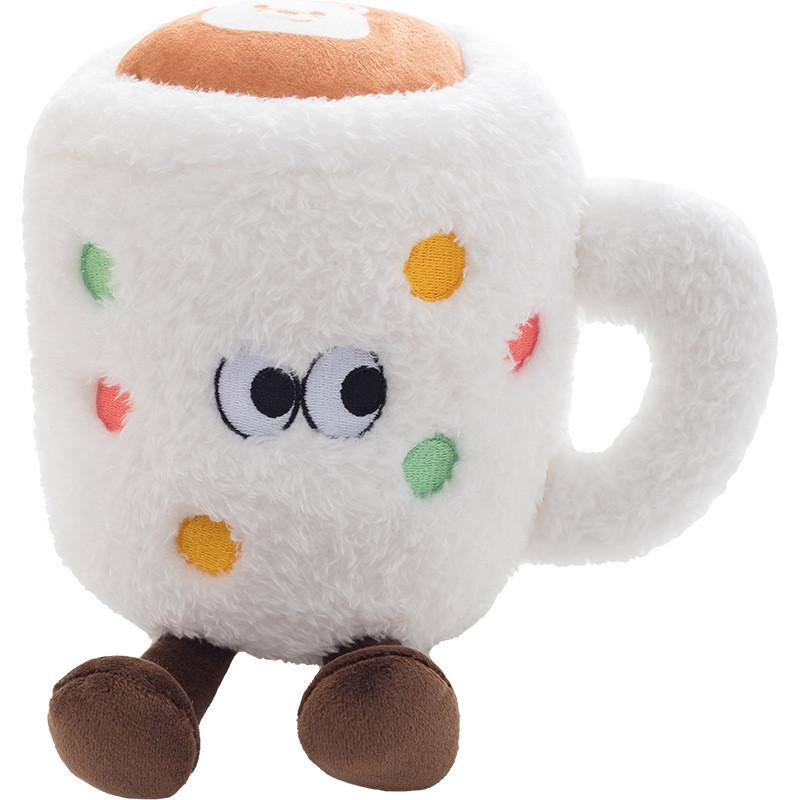 Coffee Plush Cup Toy Cartoon Pineapple Bun Doll Room Decoration Gift Holiday