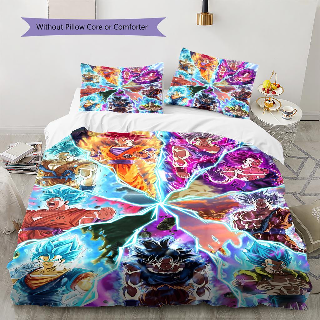 Set Copripiumino Trapuntato con Fantasia Cartone Animato Federa Decorazione per la Casa Regalo di Compleanno (1 * copripiumino + 2 * federa, senza nucleo)