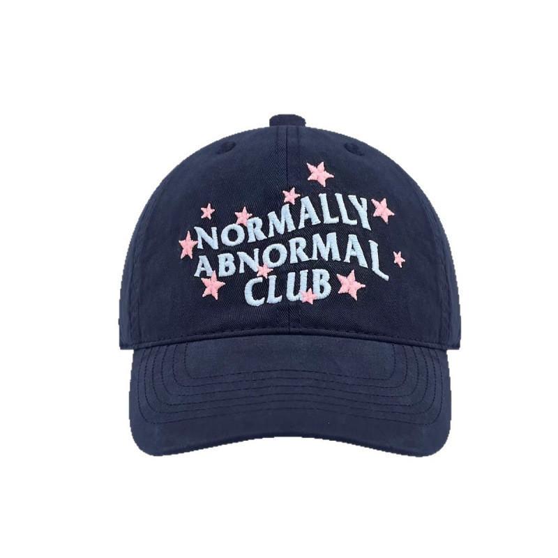 Korean Style Letter Embroidery Baseball Cap For Women With Wide Brim And Adjustable Fit