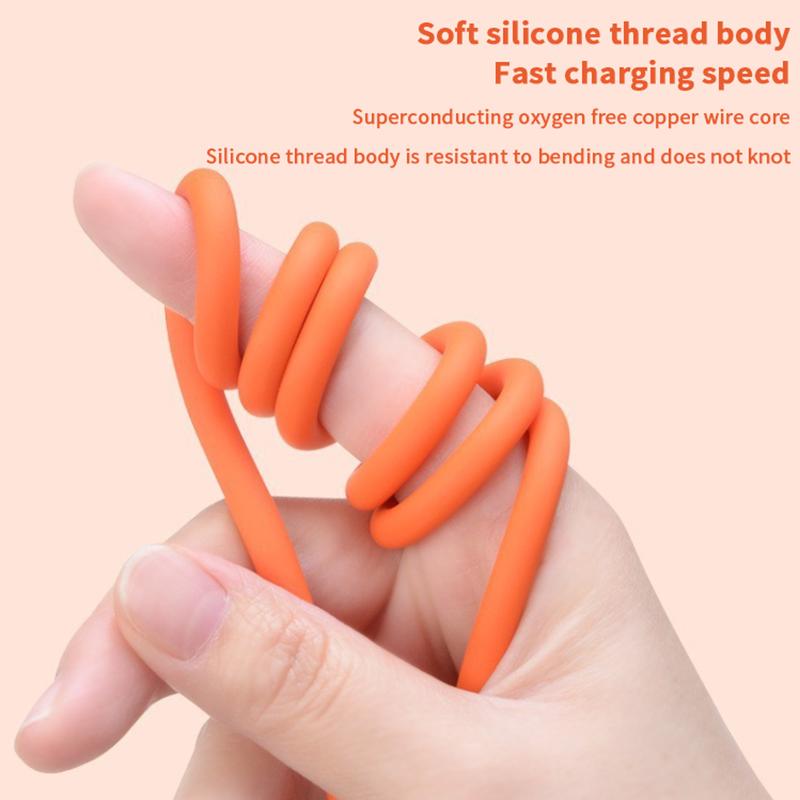 120W 6A Schnellladekabel USB C Ladekabel Multifunktionales Schnellladekabel für Mobiltelefon